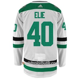 Män Ishockey Dallas Stars Tröja REMI ELIE 40 Adidas Vit Authentic